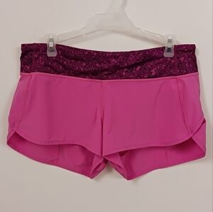 Lululemon Multi-Pink Speed Up Mid-Rise Lined Short Size 8